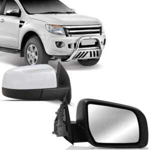 RETROVISOR EXTERNO RANGER 13/23 FIXO CROMADO