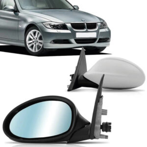 RETROVISOR EXTERNO BMW S3 06/08 ELETRICO COM AQUECIMENTO PRIMER AZUL ASFERICO