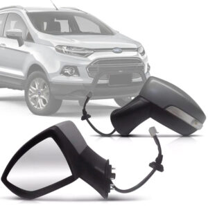 RETROVISOR EXTERNO ECOSPORT 13/21 ELETRICO COM PISCA PRIMER ASFERICO