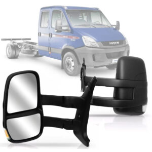 RETROVISOR IVECO 08/20 DAILY RETRATIL EXTERNO ELETRICO COM AQUECIMENTO CURTO COM PISCA COM ANTENA