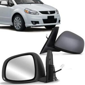 RETROVISOR EXTERNO VOLVO S80 99/03 ELETRICO COM TERMICO PRETO COM CORTESIA COM ASFERICO
