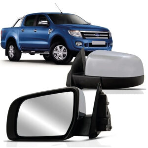RETROVISOR EXTERNO RANGER 13/23 ELETRICO CROMADO SEM PISCA