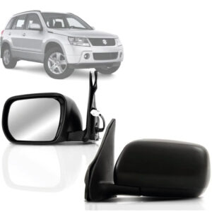 RETROVISOR EXTERNO VITARA 08/12 GRAND ELETRICO COM TERMICO PRETO