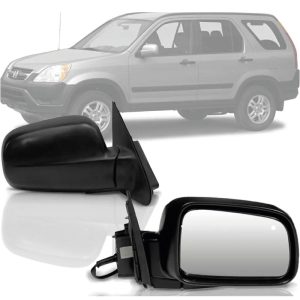 RETROVISOR EXTERNO CRV 02/06 ELETRICO PRETO