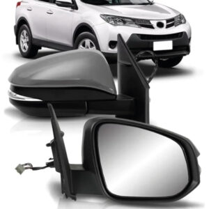 RETROVISOR EXTERNO RAV4 13/18 ELETRICO COM PISCA PRETO