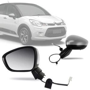 RETROVISOR EXTERNO C3 13/20 ELETRICO COM SENSOR DE TEMPERATURA PRIMER