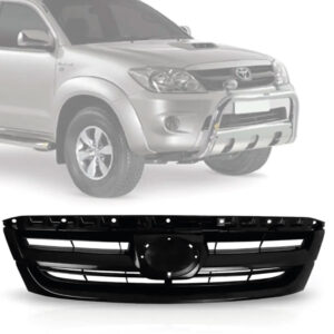 GRADE RADIADOR HILUX SW4 05/08 PRETA SEM FRISO IMPORTADA