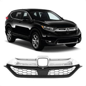 GRADE RADIADOR CRV 18/20 PRETA COM MOLDURA CROMADA COM TAMPA SENSOR COLMEIA IMPORTADA