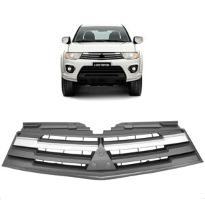 GRADE RADIADOR L200 TRITON 15/16 CROMADA COM CINZA IMPORTADA