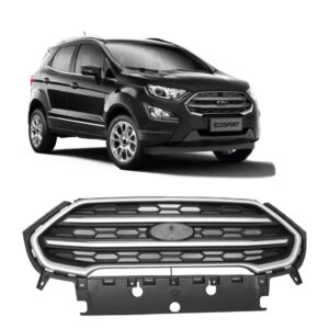 GRADE RADIADOR ECOSPORT 18/21 FRISO CINZA ESCURO IMPORTADA
