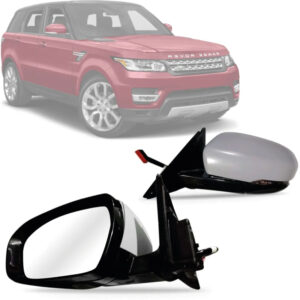 RETROVISOR EXTERNO EVOQUE 12/13 RETRATIL ELETRICO COM AQUECIMENTO COM PISCA COM LUZ DE CORTESIA COM REBATIMENTO COM SENSOR