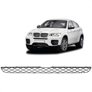 GRADE CENTRAL SUPERIOR PARACHOQUE BMW X5 07/13 PRETA