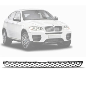 GRADE CENTRAL SUPERIOR PARACHOQUE BMW X5 07/13 PRETA