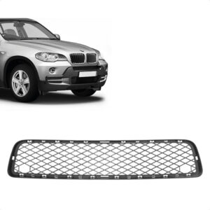 GRADE CENTRAL INFERIOR PARACHOQUE BMW X5 07/13 PRETA COM SENSOR