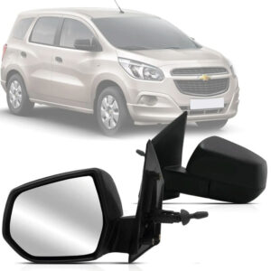 RETROVISOR EXTERNO SPIN 12/24 COM CAPA TEXTURIZADA