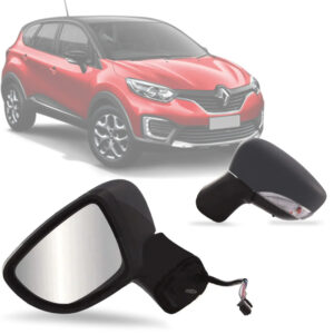 RETROVISOR EXTERNO CAPTUR 17/24 ELETRICO COM AQUECIMENTO COM PISCA COM SENSOR DE TEMPERATURA