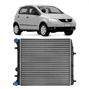 RADIADOR MANUAL FOX 04/09 1.0/1.6 POLO 03/06 SEM AR IMPORTADO