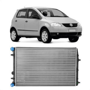 RADIADOR MANUAL FOX 04/09 1.0/1.6 POLO 03/06 COM AR IMPORTADO