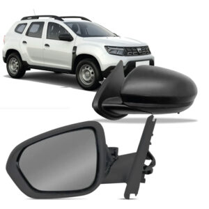 RETROVISOR EXTERNO DUSTER 21/26 ELETRICO COM AQUECIMENTO PONTO CEGO