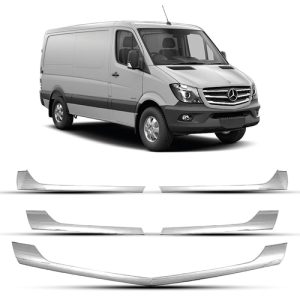 FRISO CROMADO GRADE RADIADOR SPRINTER 17/19 (5 PECAS DUPLA FACE)
