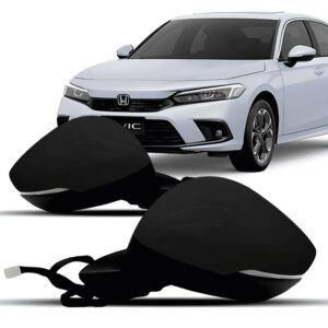 RETROVISOR EXTERNO CIVIC 23/26 ELETRICO RETRATIL COM PISCA COM AQUECIMENTO 8 FIOS