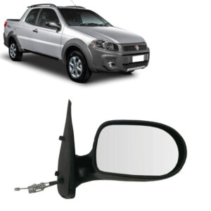 RETROVISOR EXTERNO STRADA 11/19 MANUAL CABECA SIMPLES