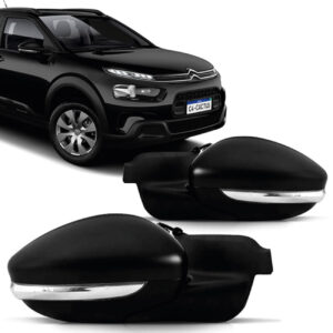 RETROVISOR EXTERNO C4 CACTUS 19/24 COM PISCA COM SONDA CAPA LISA