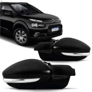 RETROVISOR EXTERNO C4 CACTUS 19/24 COM PISCA COM SONDA CAPA TEXTURIZADA