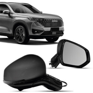 RETROVISOR HAVAL H6 23/25 ELETRICO COM PISCA COM LUZ DE COR 9 FIOS