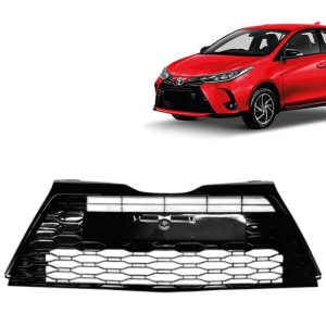 GRADE CENTRAL PARACHOQUE YARIS 23/25 PRETO BRILHANTE IMPORTADO