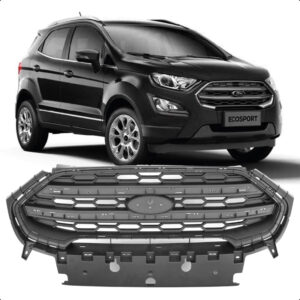 GRADE RADIADOR ECOSPORT 18/21 SEM MOLDURA SEM FRISO SEM EMBLEMA PRETA ORIGINAL
