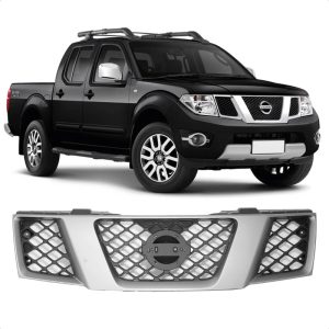 GRADE RADIADOR FRONTIER 08/13 ATACK CINZA IMPORTADA