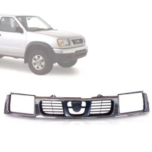 GRADE RADIADOR FRONTIER 98/02 CINZA COM CROMADO IMPORTADA