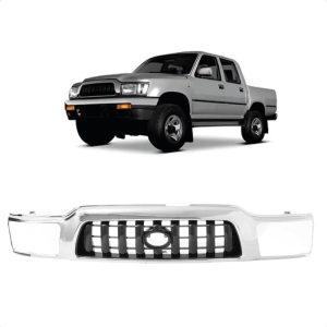 GRADE RADIADOR HILUX 02/04 SRV CROMADA