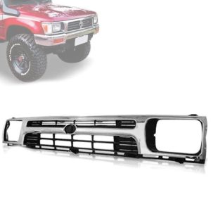 GRADE RADIADOR HILUX 4X2 92/01 CINZA COM PRETO IMPORTADA