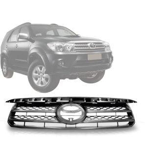 GRADE RADIADOR HILUX SW4 09/11 CINZA SEM MOLDURA
