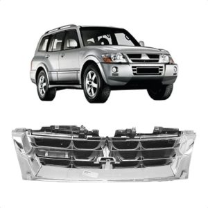 GRADE RADIADOR PAJERO FULL 00/02 CROMADA
