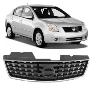 GRADE RADIADOR SENTRA 07/09 MOLDURA CROMADA