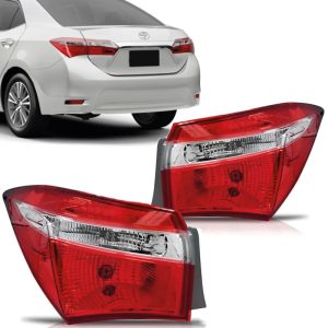 LANTERNA TRASEIRA CANTO COROLLA 14/17 COM LED