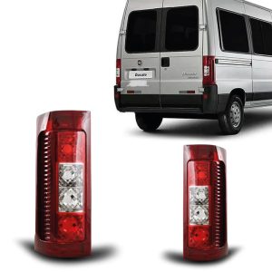 LANTERNA TRASEIRA DUCATO 05/17 VERMELHO/CRISTAL