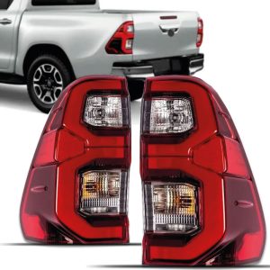 LANTERNA TRASEIRA HILUX 21/25 PICK-UP COM LED COM SOQUETE