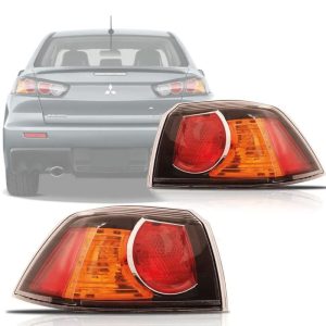 LANTERNA TRASEIRA LANCER 08/19 BORDA PRETA