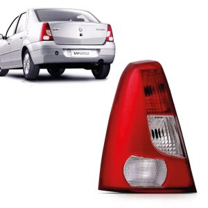 LANTERNA TRASEIRA LOGAN 07/10 VERMELHO/CRISTAL