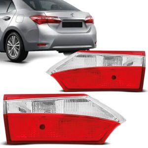 LANTERNA TRASEIRA MALA COROLLA 14/17 COM LED 2 FIOS