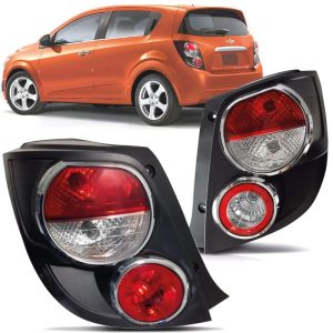 LANTERNA TRASEIRA SONIC 12/14 HATCH ARO CROMADO