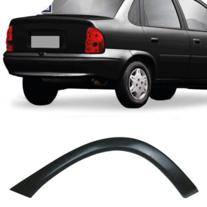 MOLDURA LATERAL TRASEIRA CORSA SEDAN 96/10 WAGON 96/02 PRETO LISO