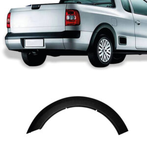 MOLDURA LATERAL TRASEIRA SAVEIRO G5/G6 08/16 PRETO TEXTURIZADO NACIONAL
