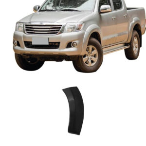 MOLDURA PARACHOQUE DIANTEIRO HILUX 12/15 PRETO LISO NACIONAL