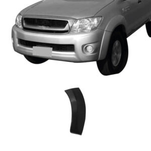 MOLDURA PARALAMA DIANTEIRO HILUX 05/11PRETO LISO NACIONAL