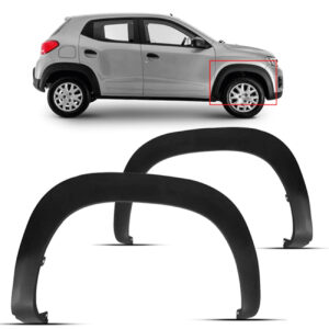MOLDURA PARALAMA DIANTEIRO KWID 17/26 PRETO TEXTURIZADO